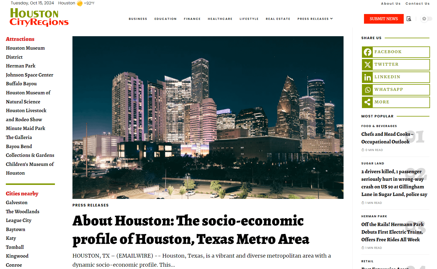 Houston.CityRegion.com